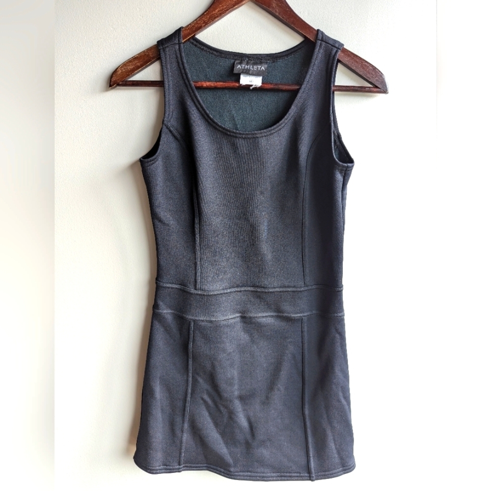 Athleta Athletic Mini Dress Women's Size XS Tennis/Golf Black Made in Canada